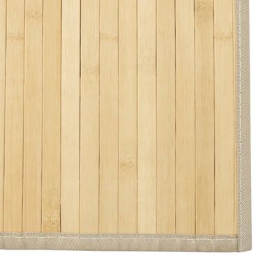 vidaXL vaip, ristkülikukujuline, naturaalne hele, 70 x 200 cm, bambus