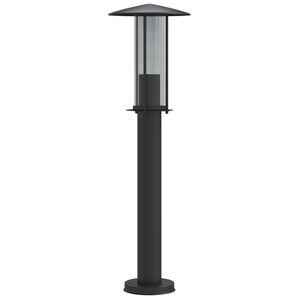 vidaXL õue lambipost, must, 60 cm, roostevaba teras