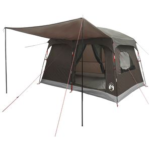 vidaXL Peretelk katusega Pruun Hall 380 x 260 x 190 cm Pol&uuml;ester
