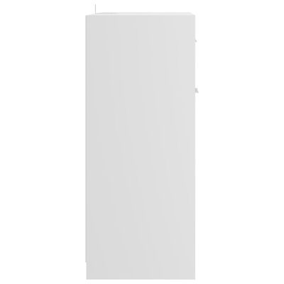 vidaXL vannitoakapp kõrgläikega valge 60 x 33 x 80 cm puitlaastplaat