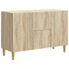 vidaXL K&otilde;ide sahtliga Sonoma tamm 89 x 34,5 x 60 cm Tehispuit