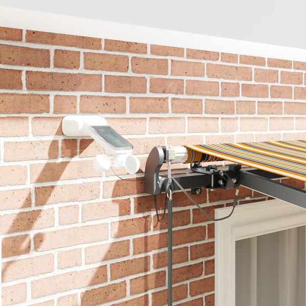 vidaXL K&auml;igukohandatav varikatus Mitmev&auml;rviline 300 x 250 cm kangas