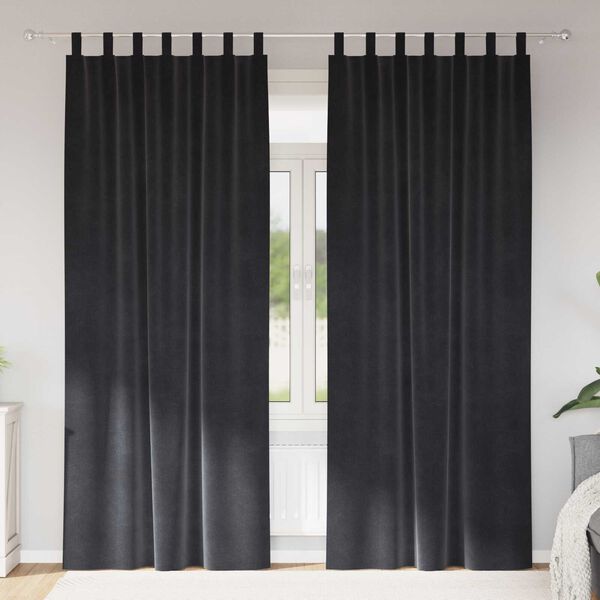 vidaXL Pimendavad kardinad 2 pcs Tumehall 140 x 260 cm Samet