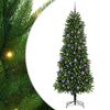 vidaXL J&otilde;ulupuu koos 300 LED-iga koos alusega Roheline 240 cm PE