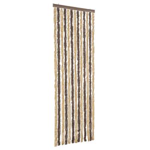 vidaXL putukakardin, tumepruun ja beež, 56 x 185 cm, &scaron;enill