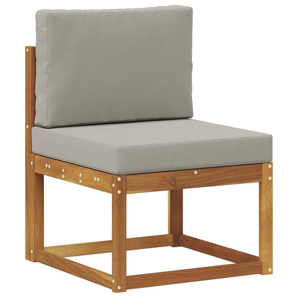 vidaXL V&auml;li diivanikomplekt padjaga 9 pcs Looduslik ja Hele Hall