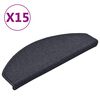 vidaXL trepimatid 15 tk 65 x 24 x 4 cm tumehall ja sinine poolringikujulised suured