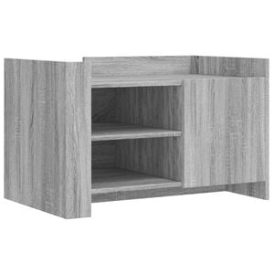vidaXL kohvilaud, hall Sonoma tamm, 80x50x50 cm, tehispuit