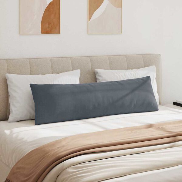 vidaXL Diivanipadjad 2 pcs Tumehall 145 x 40 cm Korter kangas