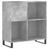 vidaXL plaadikapp, betoonhall, 84,5 x 38 x 89 cm, tehispuit