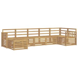 vidaXL V&auml;li diivanikomplekt 7 pcs Valge