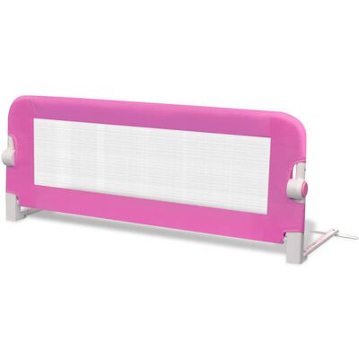 vidaXL voodiäär väikelapse voodile, 2 tk, 102 x 42 cm, roosa