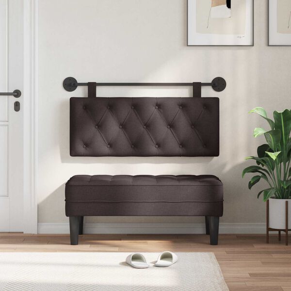 vidaXL Rippuv Peatoe Tume pruun 110 x 55 x 7 cm kangas