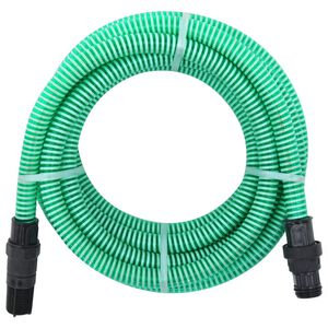 vidaXL imivoolik PVC ühendustega, roheline 1,1" 4 m PVC