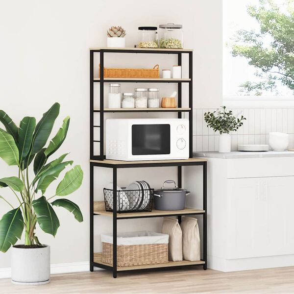 vidaXL K&ouml;&ouml;giriiul Sonoma tamm 80 x 40 x 168 cm Tehispuit