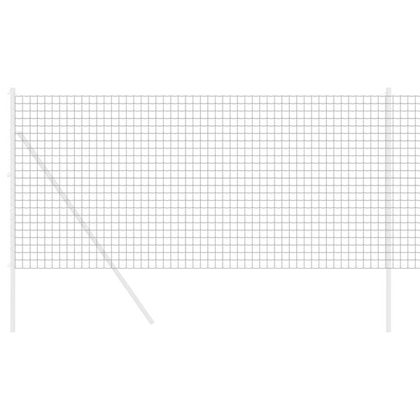 vidaXL Euroopa aed Hall 1.2 x 25 m PVC-kaetud raud