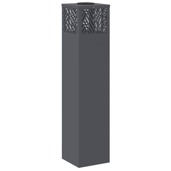 vidaXL P&auml;ikese LED k&auml;igutee tuli 2 pcs Antratsiit K&uuml;lmvaltsitud teras