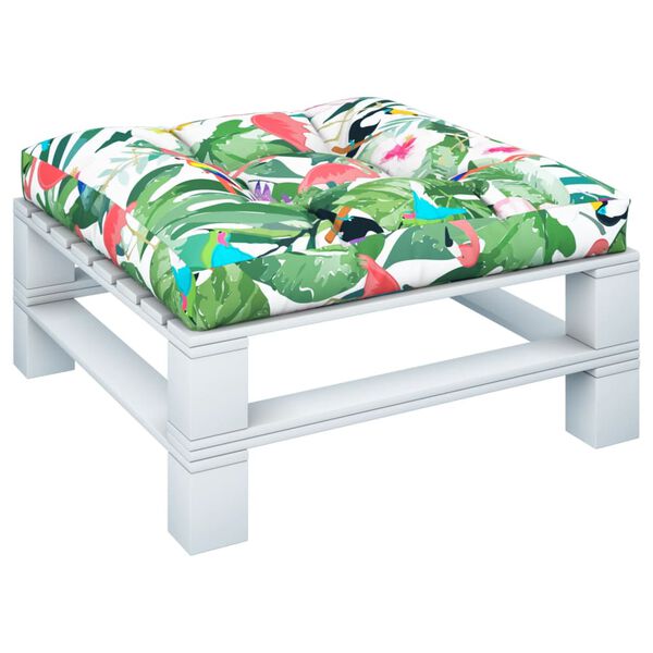 vidaXL euroaluse istmepadi, mitmev&auml;rviline, 70 x 70 x 12 cm, kangas