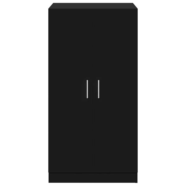 vidaXL jalatsikapp, must, 55x35x108 cm, tehispuit