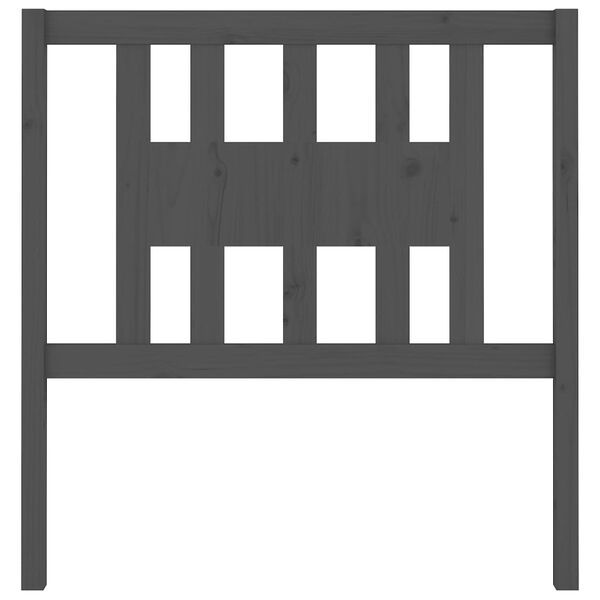 vidaXL voodipeats, hall, 96 x 4 x 100 cm, m&auml;nnipuit