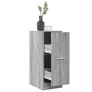 vidaXL apteegikapp, hall Sonoma tamm, 30x41x77,5 cm, tehispuit