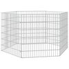 vidaXL loomade aedik 6 paneeli 54x60 cm tsingitud raud