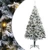 vidaXL Tehislumi Christmas Tree koos 300 LED-iga Roheline 400 cm PVC