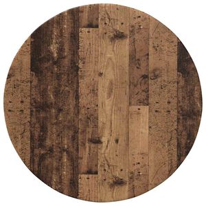 vidaXL Lauda peal Vana puit &Oslash; 60 x 1,5 cm Tehispuit