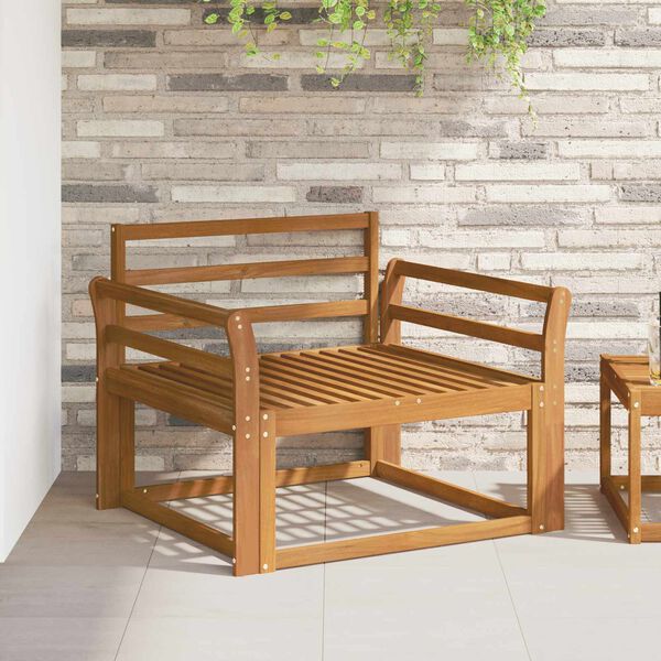 vidaXL V&auml;ljas Keskmine Diivan Tugev akatsiapuu Neutraalne