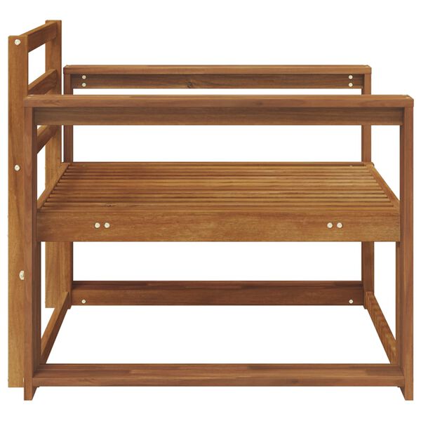 vidaXL V&auml;ljas Keskmine Diivan Tugev akatsiapuu Neutraalne