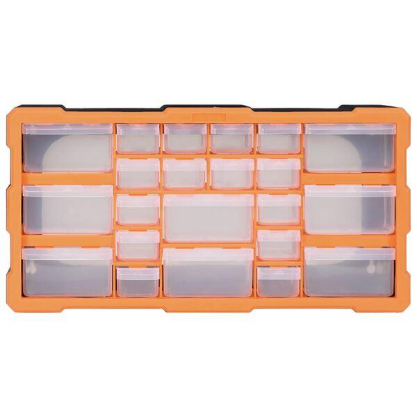 vidaXL mitme sahtliga organiseerija 22 sahtliga 49 x 16 x 25,5 cm