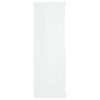 vidaXL kõrge kapp, kõrgläikega valge, 60 x 35,5 x 103,5 cm, tehispuit
