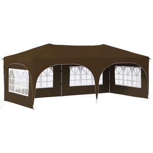 vidaXL &Uuml;hepuuline peotelk 575 x 288 x 245 cm Pruunikashall