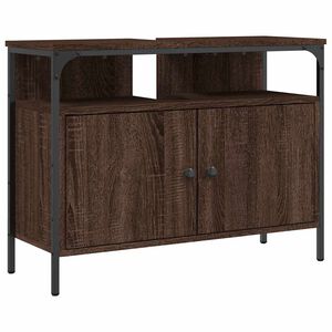 vidaXL valamukapp, pruun tamm, 80 x 30 x 60 cm, tehispuit
