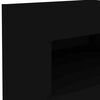 vidaXL öökapp LED-tuledega, must, 50 x 40 x 45 cm