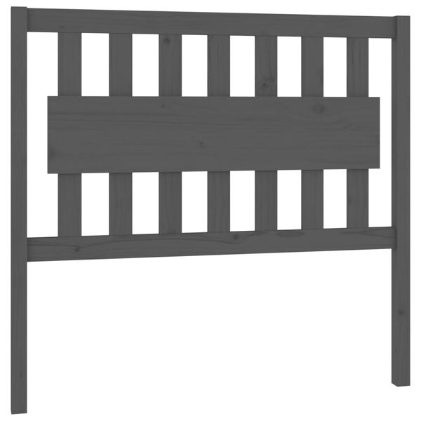 vidaXL voodipeats, hall, 105,5 x 4 x 100 cm, männipuit