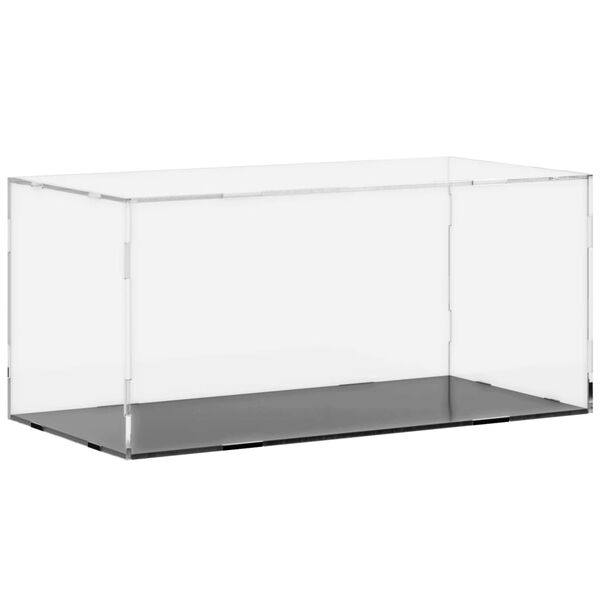 vidaXL läbipaistev vitriinkarp 24 x 12 x 11 cm akrüül