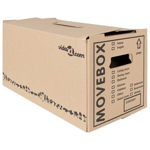 vidaXL Kolimiskast 20 pcs Neutraalne 59 x 31,5 x 31,5 cm Papp