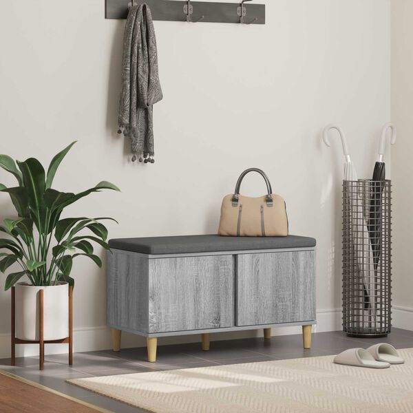 vidaXL Hallipink padjaga ladustamisega Hall Sonoma 80 x 38 x 46 cm