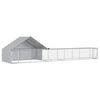 vidaXL Kana Coop koos Katuse ja Aed 2 tk H&otilde;bedane 8 x 2 x 1,9 m