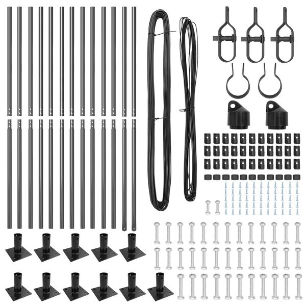 vidaXL Aiapost 13 pcs Hall Teras