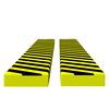 vidaXL nurgakaitsed 2 tk, kollane ja must, 6x2x101,5 cm, PU