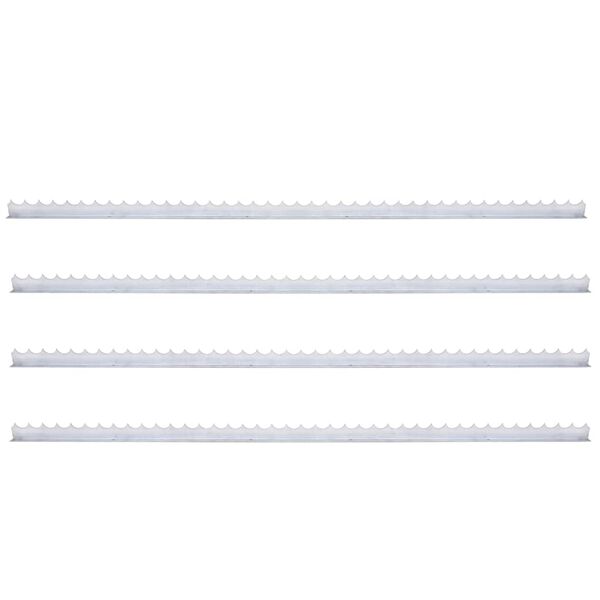 vidaXL seinavaiad 4 tk 1 m, tsingitud teras