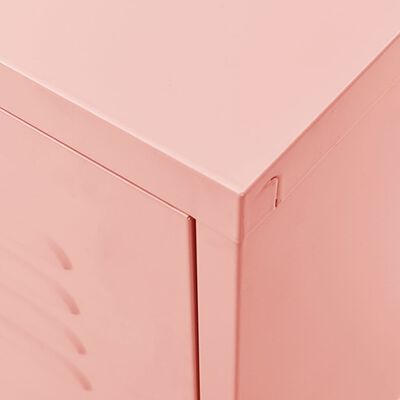 vidaXL telerikapp, roosa, 105 x 35 x 50 cm, teras