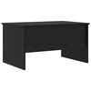 vidaXL Kohvilaud Must tamm 102 x 50,5 x 46,5 cm Tehispuit