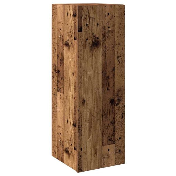 vidaXL telerikapp Old Wood 30,5x30x90 cm Engineered Wood