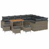 vidaXL Aia Diivanikomplekt 13 pcs Hall pol&uuml;rotang