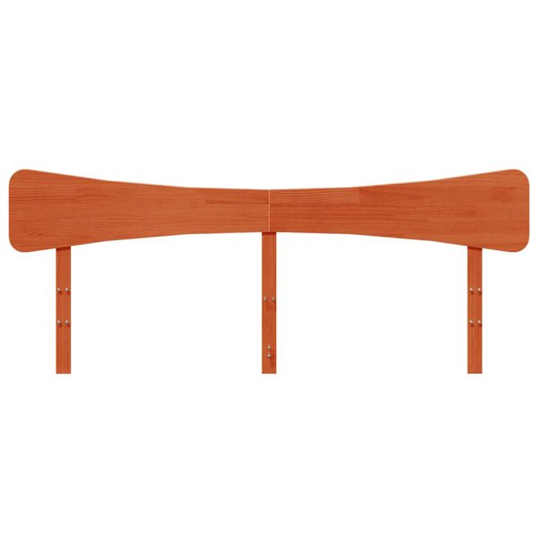 vidaXL voodipeats, vahapruun, 180 cm, m&auml;nnipuit