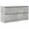 vidaXL telerikapp Betoonhall 100x35x54 cm Engineered Wood