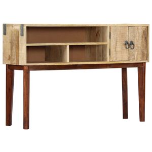 vidaXL konsoollaud, 115 x 30 x 76 cm, t&ouml;&ouml;tlemata mangopuit